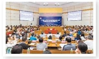 蓬江区着力对接粤港澳大湾区科技资源和人才资源。图为粤港澳动物实验平台建设研讨会。 图片