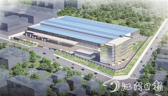 江门志达精密管业制造有限公司项目二期效果图。