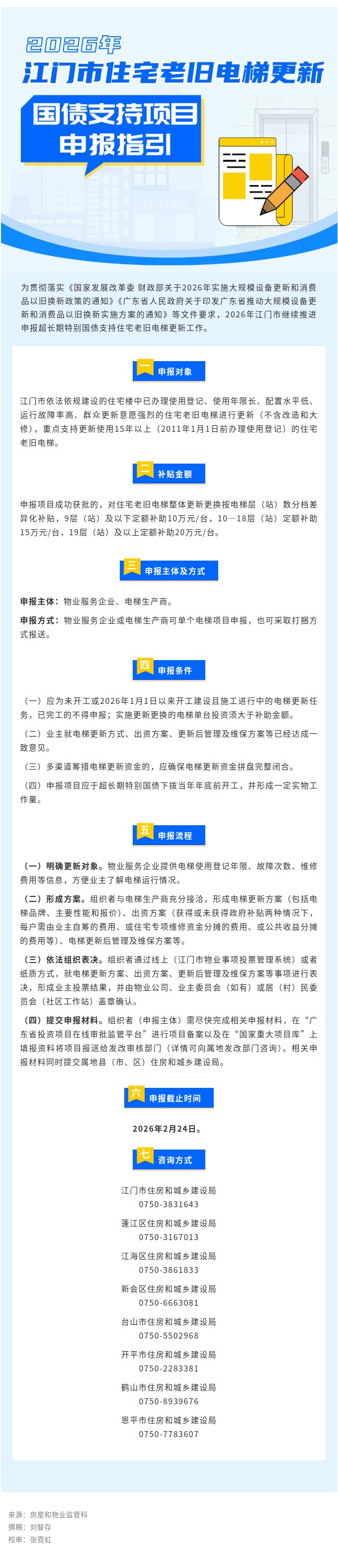 请查收！2026年江门市住宅老旧电梯更新国债支持项目申报指引.jpg
